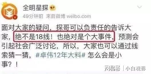 卓伟揭秘，重磅爆料回顾，娱乐圈背后的故事 2017年回顾篇